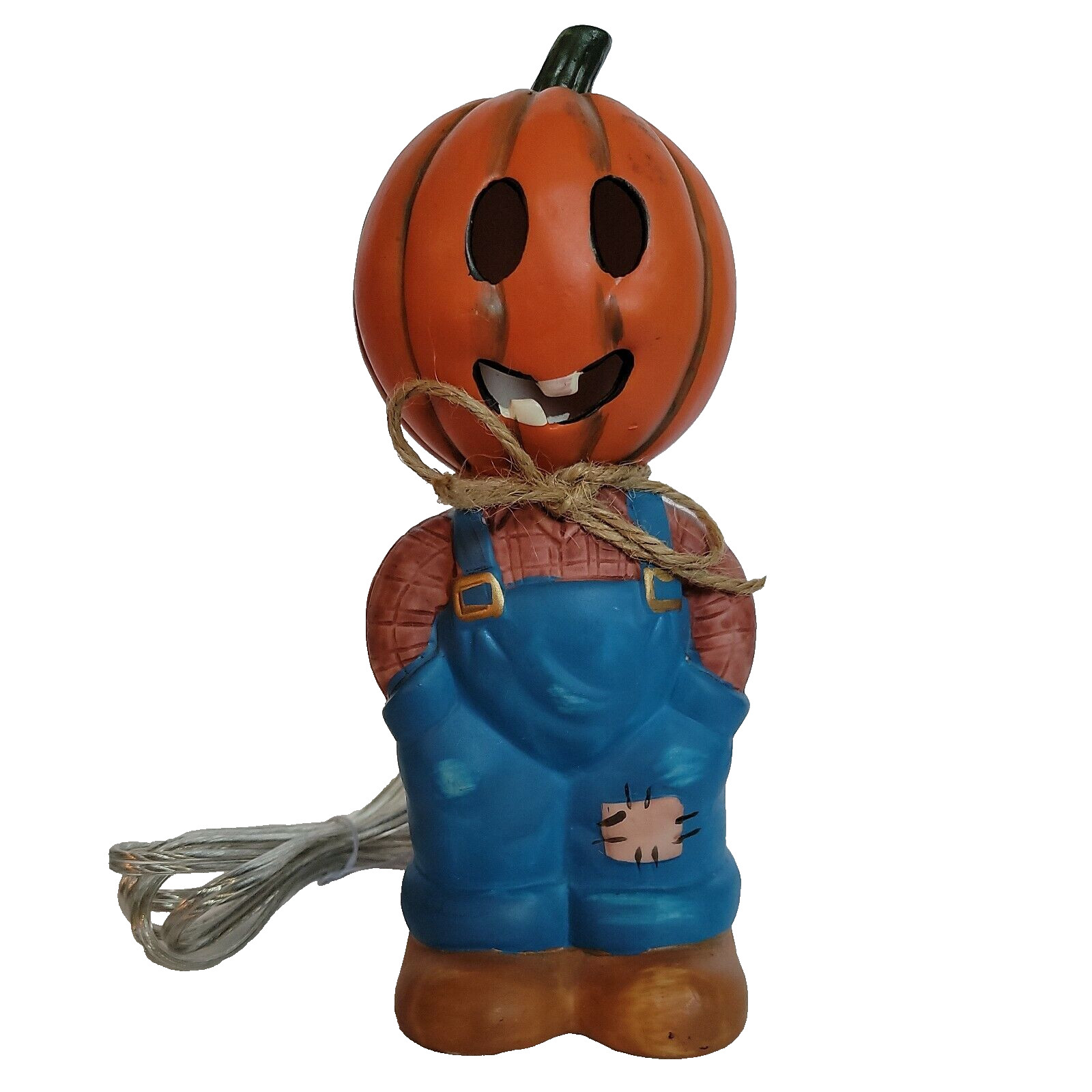 Vintage Schmid Jacko and Friends Night Lamp Light Halloween Pumpkin Head Boy Vintage Schmid Jacko and Friends Night Lamp Light Halloween Pumpkin Head Boy