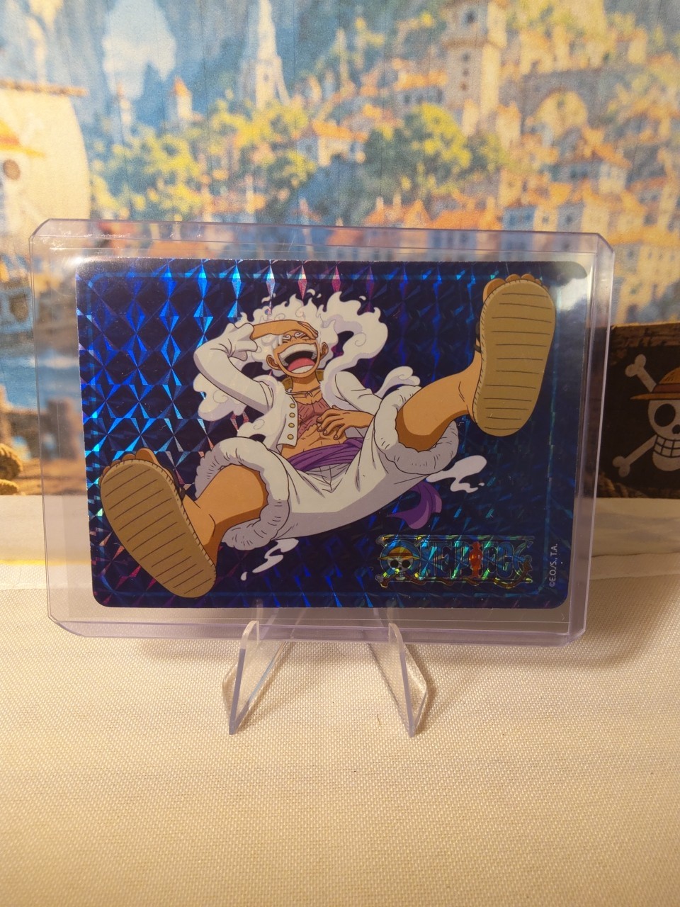 One Piece Gear 5 Luffy CHASE 1:24 Holographic Trading Sticker Series 2 UCC RARE