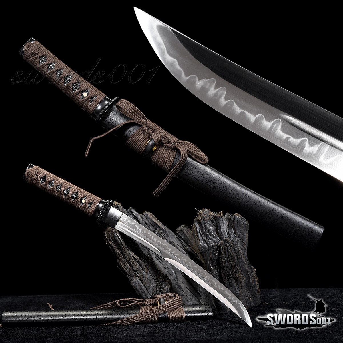 Self Defense Clay Tempered Sharp Knife Japanese Samurai Short Sword Tanto 20 In Self Defense Clay Tempered Sharp Knife Japanese Samurai Short Sword Tanto 20 In