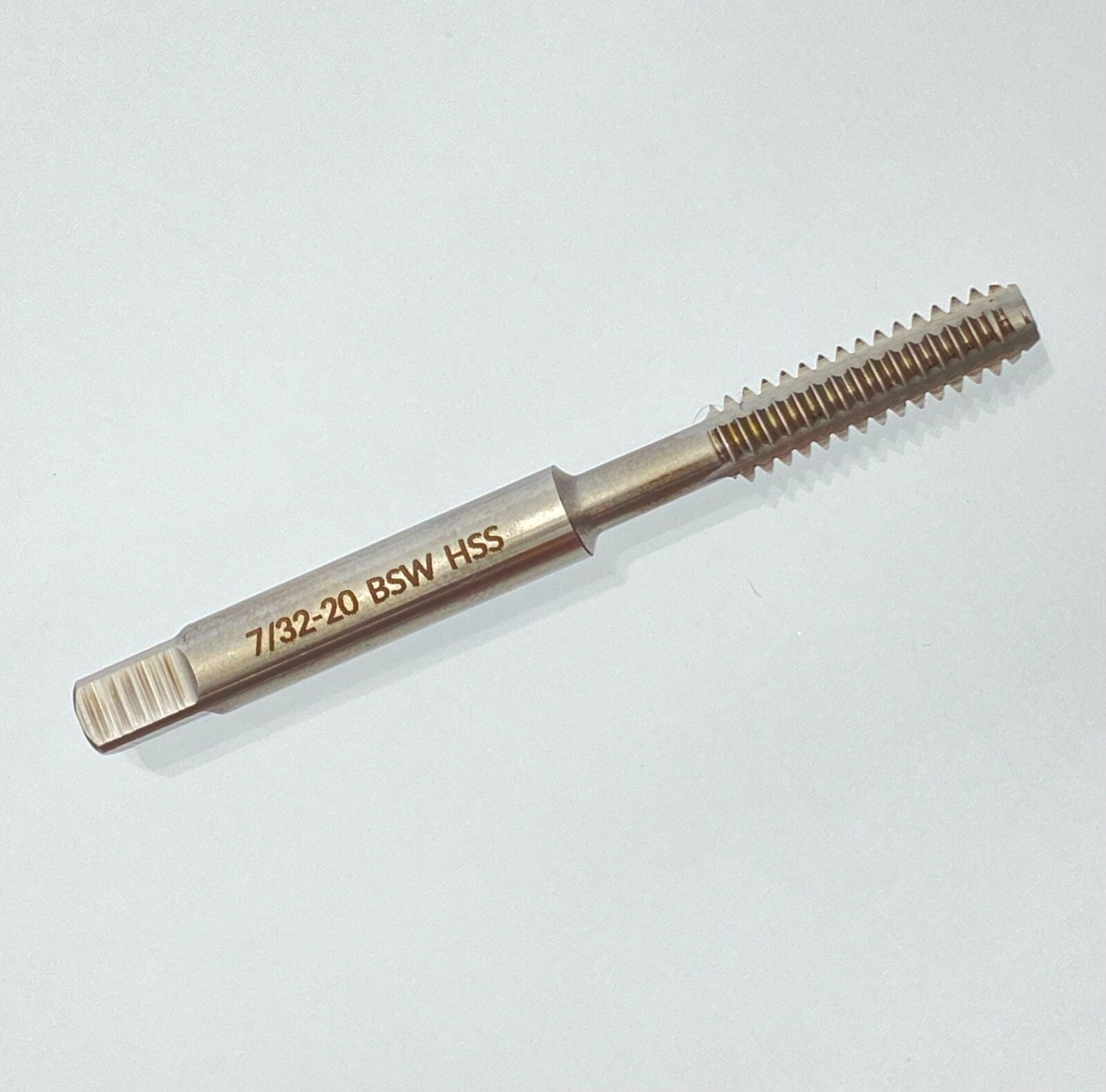 7/32-20 BSW M2 HSS Bottom Tap, Stanley Plane Restoration Tools 7/32-20 BSW M2 HSS Bottom Tap, Stanley Plane Restoration Tools