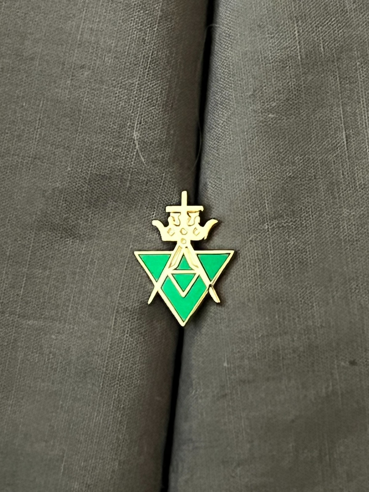 York Rites Allied Masonic Degree Lapel Tac Pin Freemason Fraternity NEW