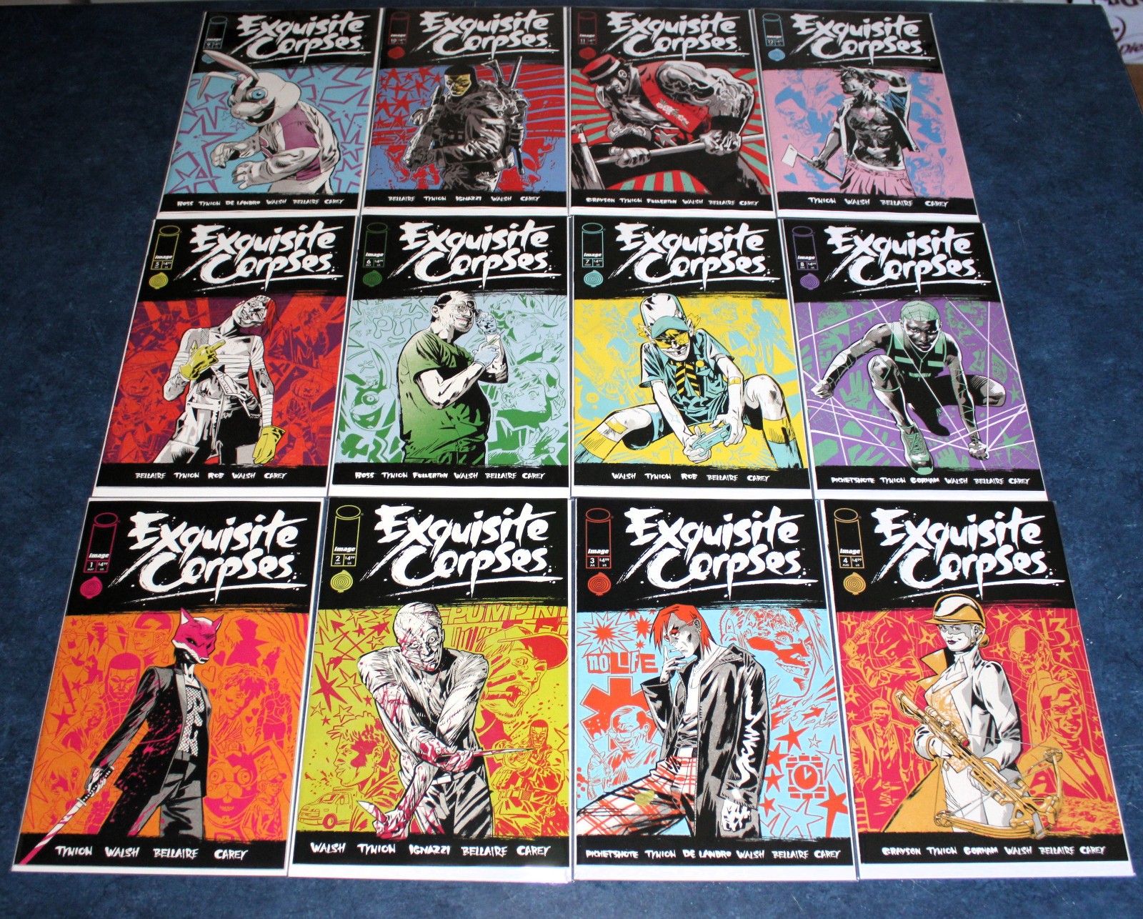 EXQUISITE CORPSES 1 2 3 4 5 6 7 8 9 0 11 12 13 1st print A set TYNION iMAGE NM