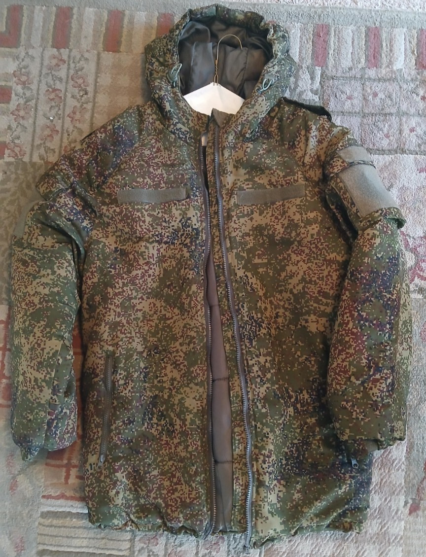 Russian Army VKPO Winter Jacket Ratnik 46-3 EMR Digial Flora Uniform Parka