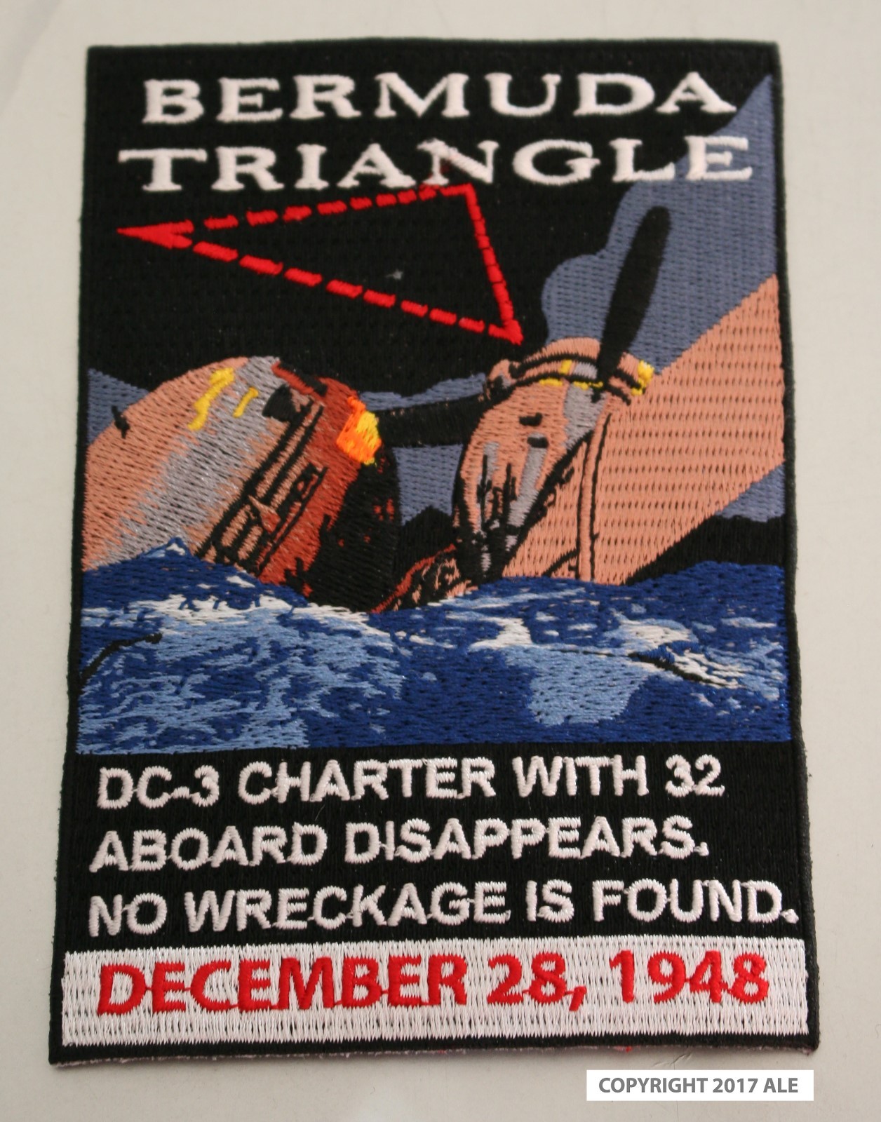 MR ALE LARGE GMAN Patch Bermuda Triangle Patch P153