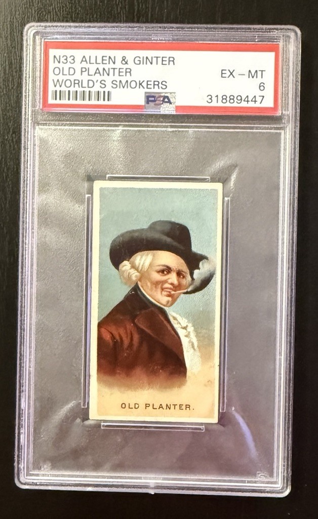 1888 N33 Allen & Ginter OLD PLANTER PSA 6