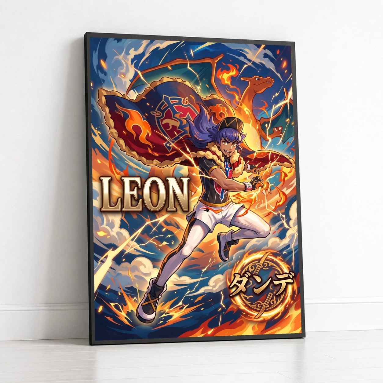 Poster Pokemon - Leon Galar Champion Ultra-HD Art Print Poster Pokemon - Leon Galar Champion Ultra-HD Art Print