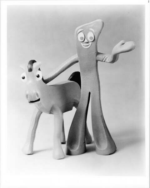 The Gumby Show TV series 8x10 inch photo Gumby & Pokey The Gumby Show TV series 8x10 inch photo Gumby & Pokey