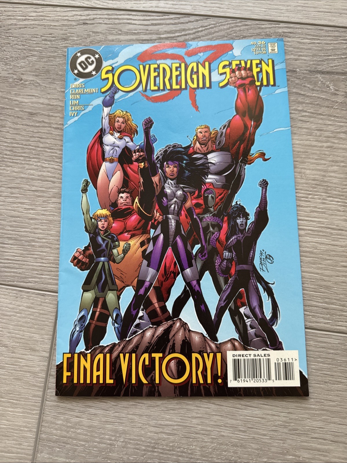 Sovereign Seven #36 (DC Comics July 1998) Final Victory Sovereign Seven #36 (DC Comics July 1998) Final Victory