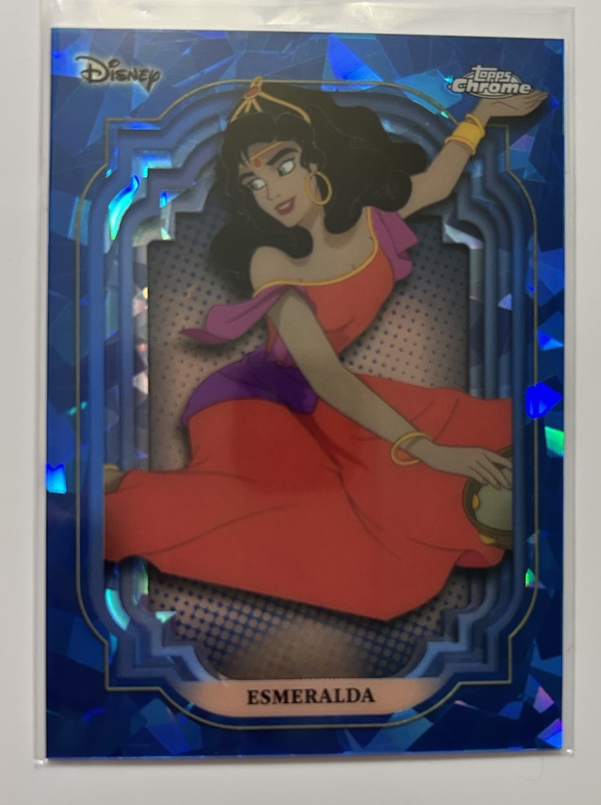 Esmeralda #77 - 2024 Topps Chrome Sapphire Edition Disney - 1st Year Sapphire Esmeralda #77 - 2024 Topps Chrome Sapphire Edition Disney - 1st Year Sapphire