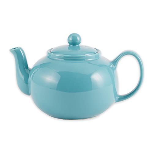 RSVP International Stoneware Teapot, 42oz, Microwave & Dishwasher Safe,Turquois RSVP International Stoneware Teapot, 42oz, Microwave & Dishwasher Safe,Turquois
