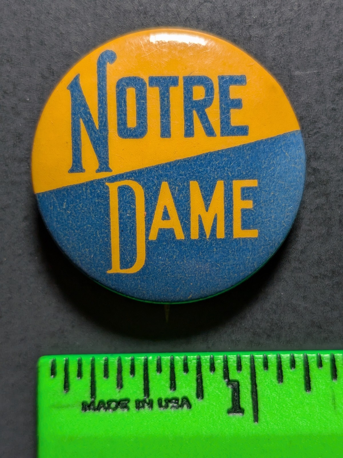 Vintage Notre Dame College University Pinback Pin Vintage Notre Dame College University Pinback Pin