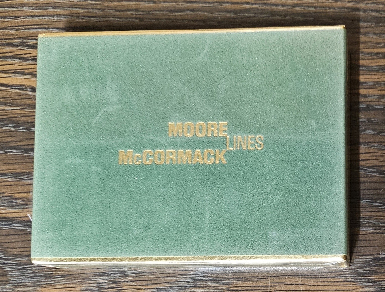 Moore McCormack Lines Playing Cards Sealed Set Of Decks NEW IN BOX