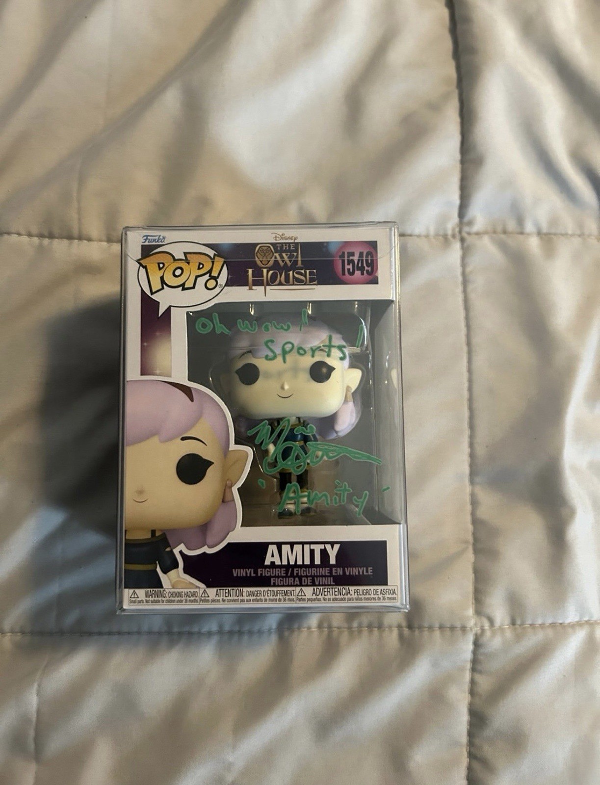 The Owl House Amity Funko Pop Signed The Owl House Amity Funko Pop Signed