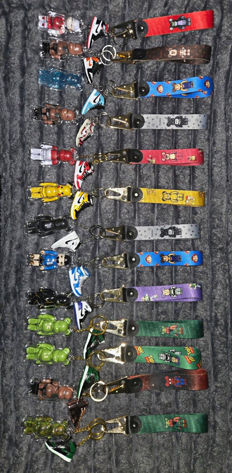 Lot Of Sup Bear Key Chains. New Lot Of Sup Bear Key Chains. New