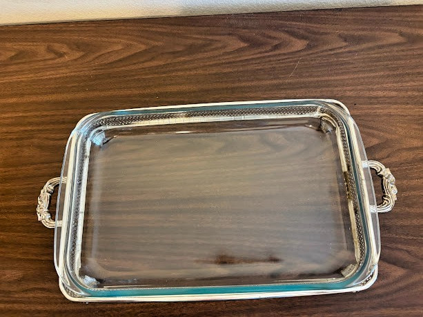Silver Plated 3 Quart Oblong Open Baker Regal Silver