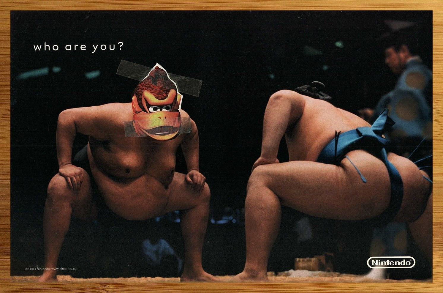2003 Donkey Kong Country GBA Print Ad/Poster Official Promo Art Sumo Wrestler