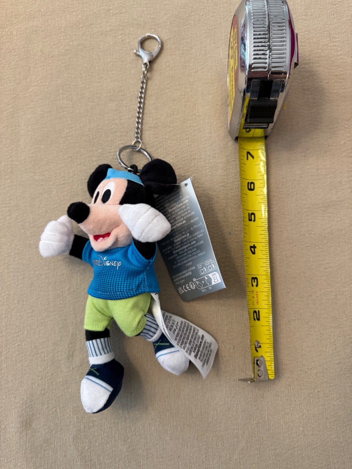 Brand New Run Disney runDisney Mickey Mouse Keychain Bag Charm - Will Sell Out