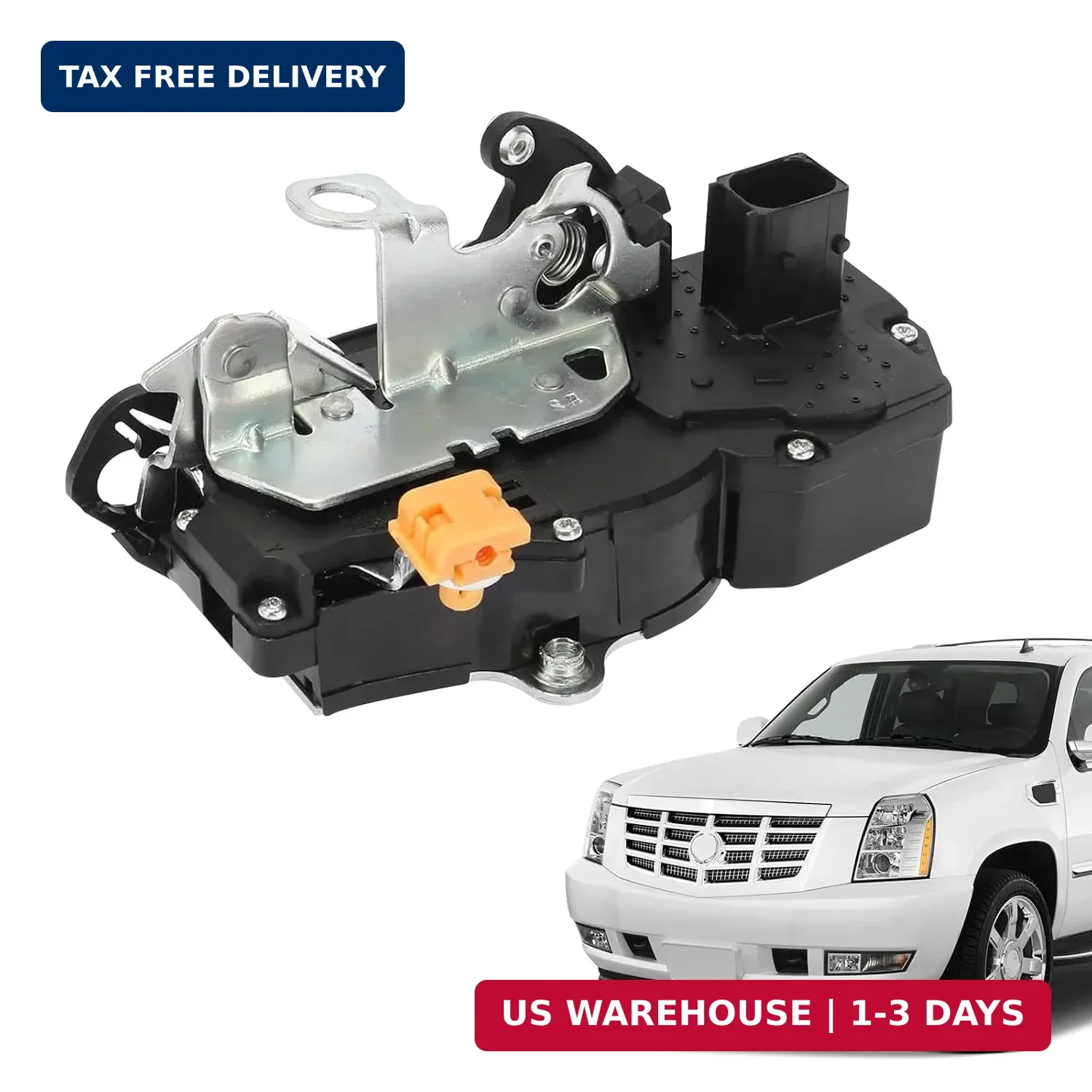 Door Lock Actuator Front Left Driver Side Compatible with 2007-2009 Chevy Silver Door Lock Actuator Front Left Driver Side Compatible with 2007-2009 Chevy Silver