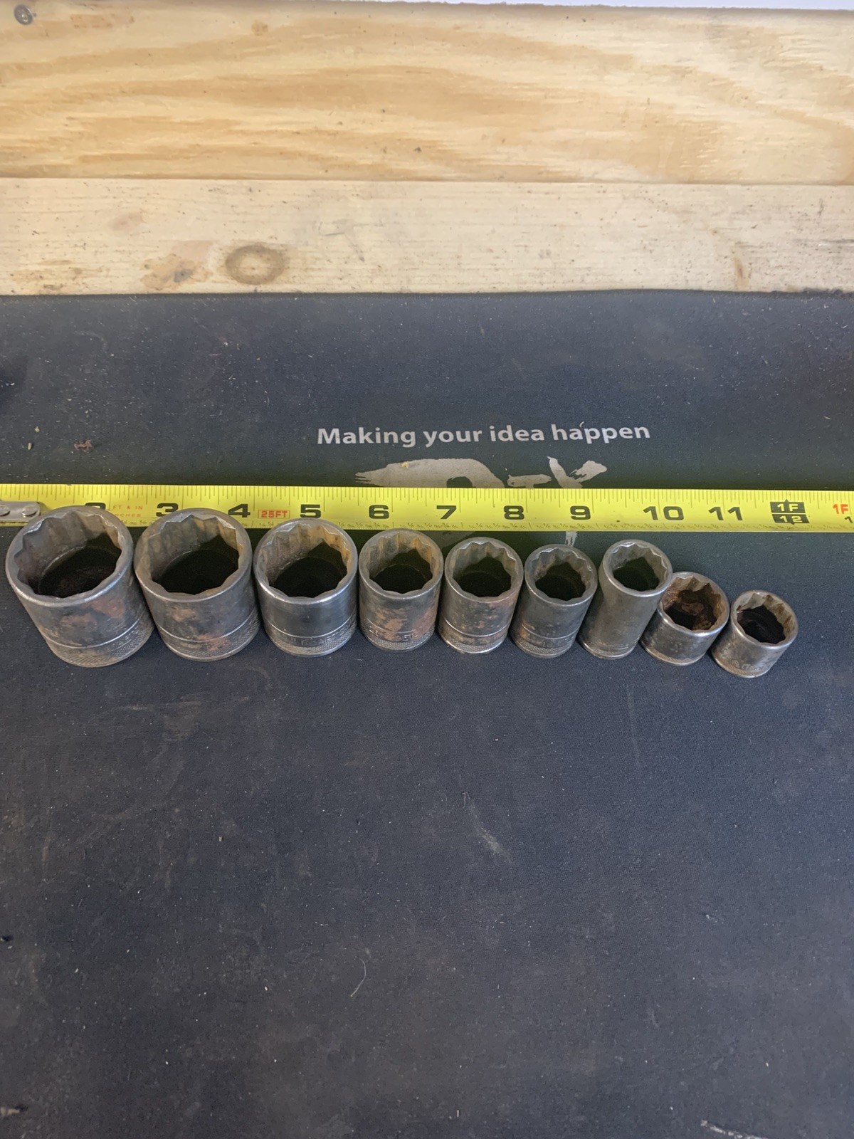 Vintage Craftsman Sockets - Circle H 1/2 Vintage Craftsman Sockets - Circle H 1/2