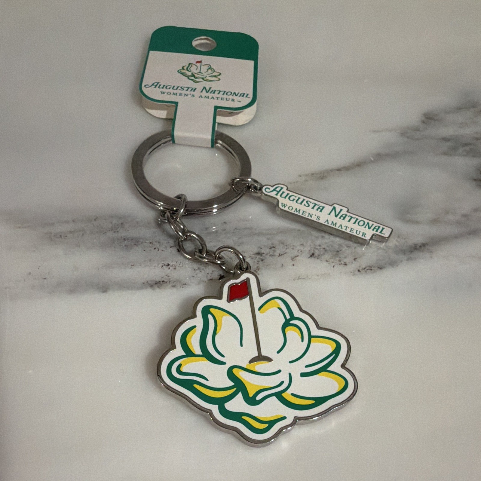 BRAND NEW Augusta National Women’s Amateur Keychain / Key Fob NWT 