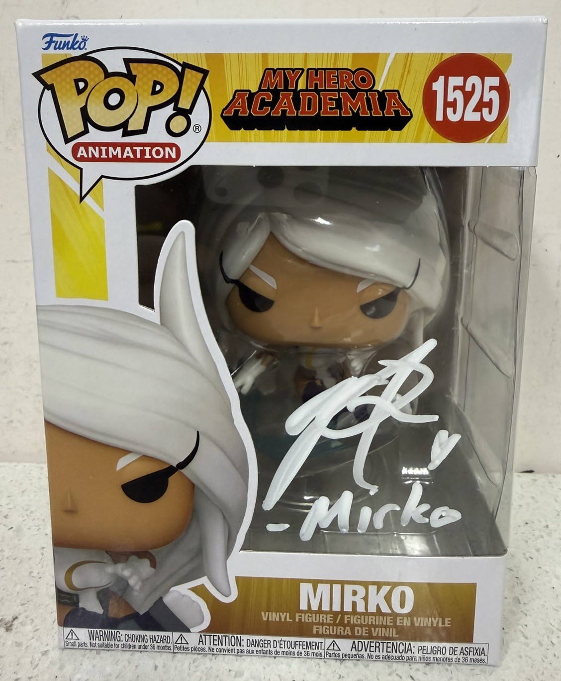 Funko Pop: My Hero Academia - Mirko #1525 - Signed By Sean Schemmel JSA Cert