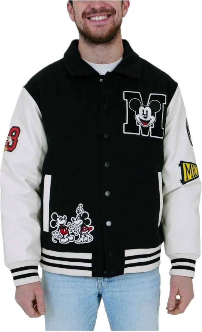 Disney Adult Varsity Jacket Black Men’s S Women’s M New Costco 