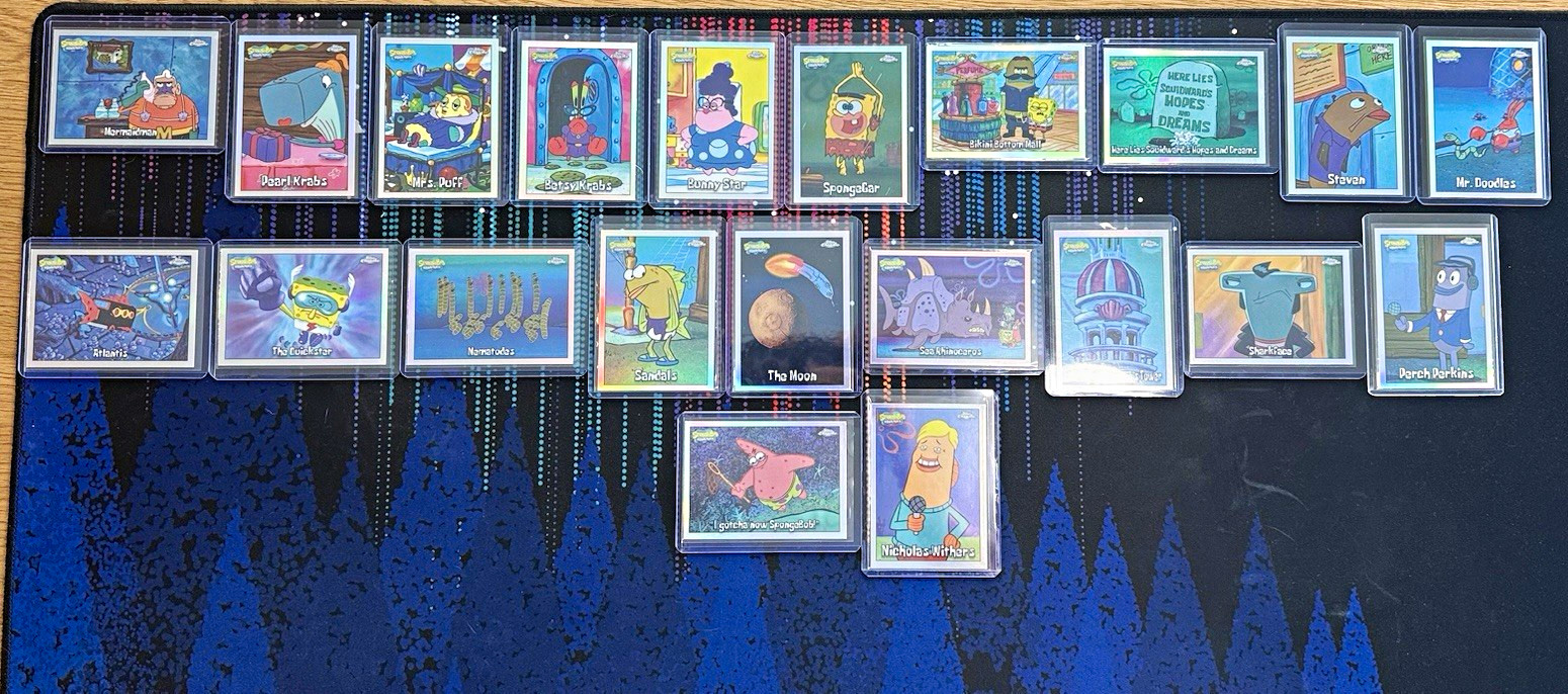 2025 Topps Chrome SpongeBob 21 Card Refractor Lot (No Duplicates) 2025 Topps Chrome SpongeBob 21 Card Refractor Lot (No Duplicates)