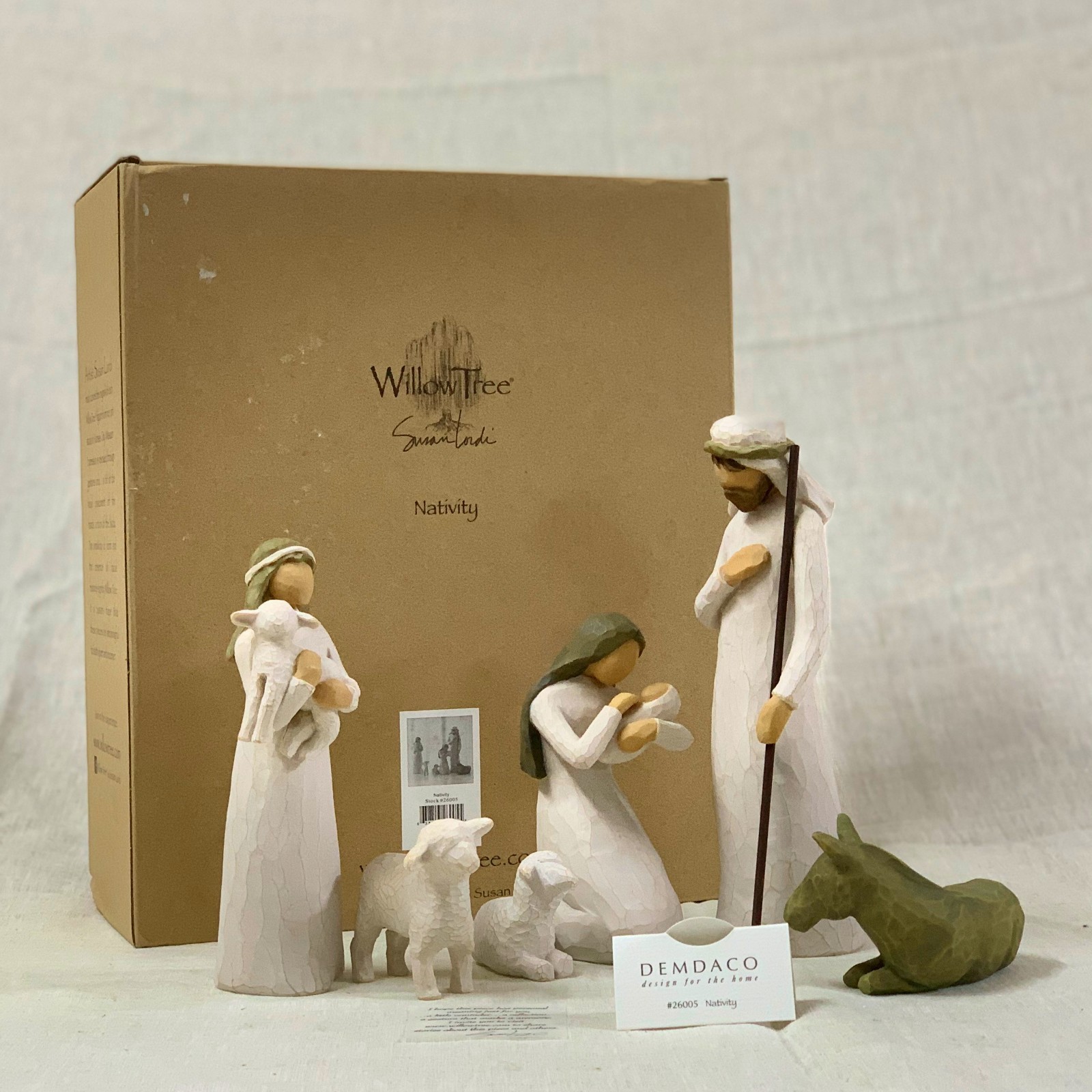 Willow Tree Nativity Set, Sculpted Hand-painted Nativity Figures Fullbox