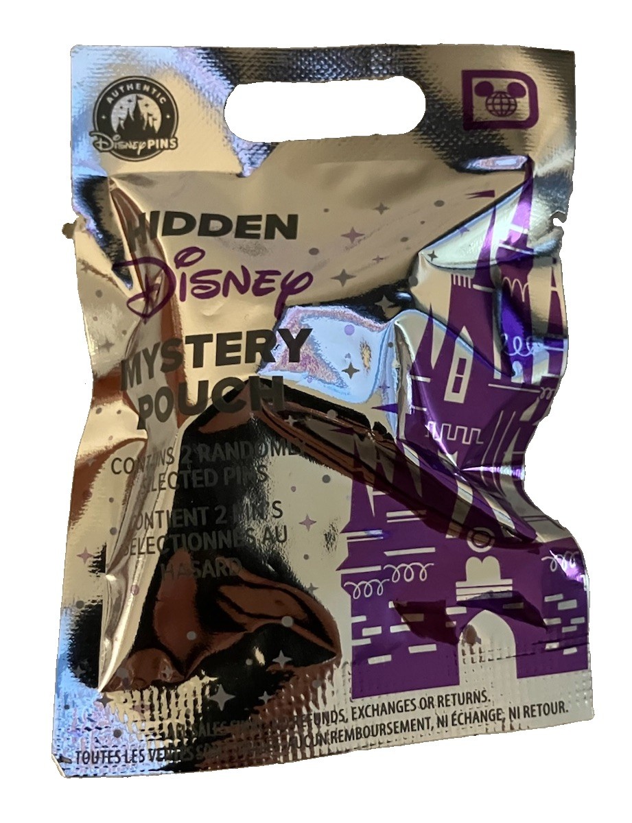 New PURPLE SEALED 2026 Hidden Disney World Wave B Mystery Pin Pack (2 Pins)