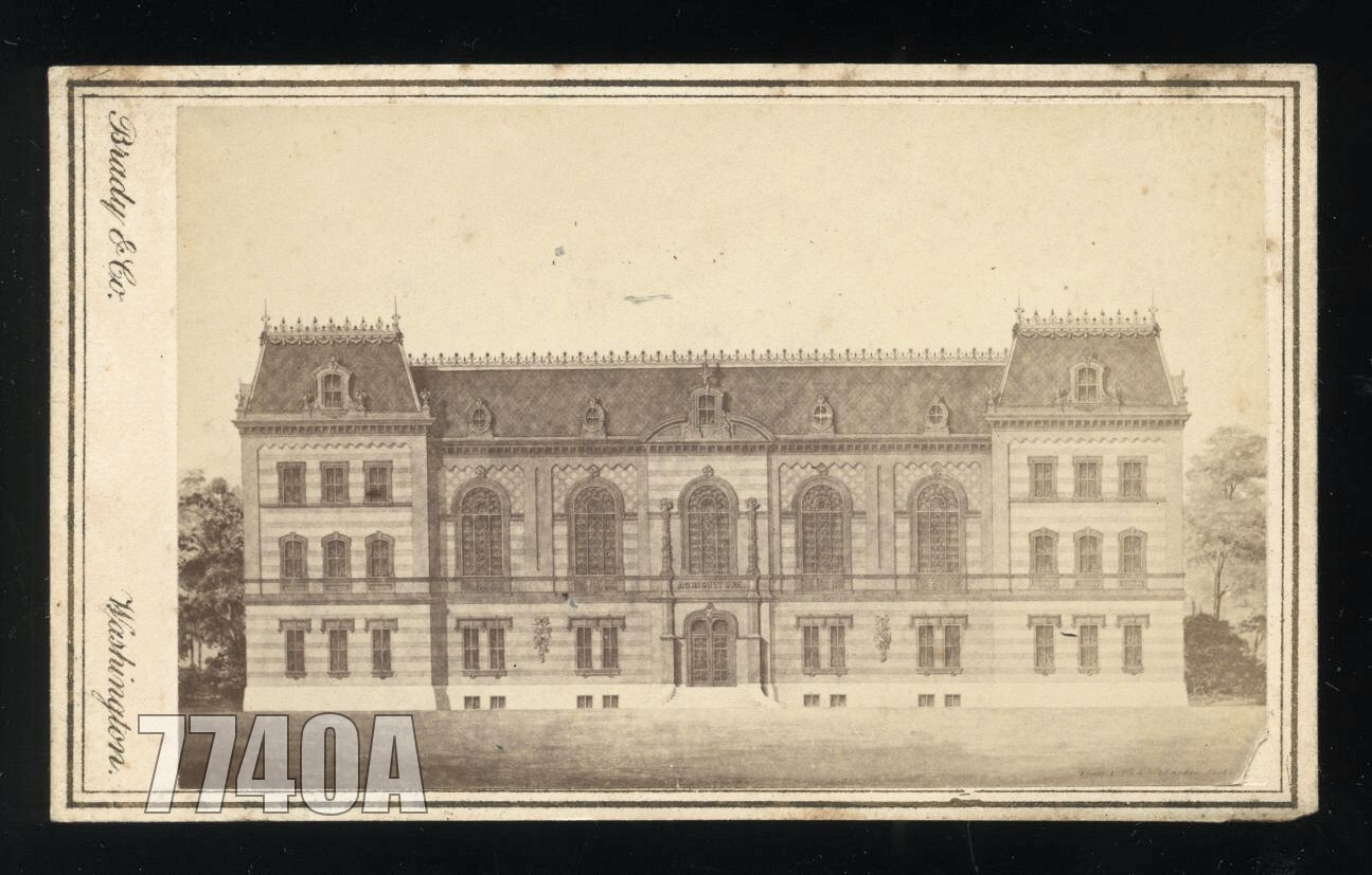 rare 1860s cdv by brady department of agriculture building washington dc rare 1860s cdv by brady department of agriculture building washington dc