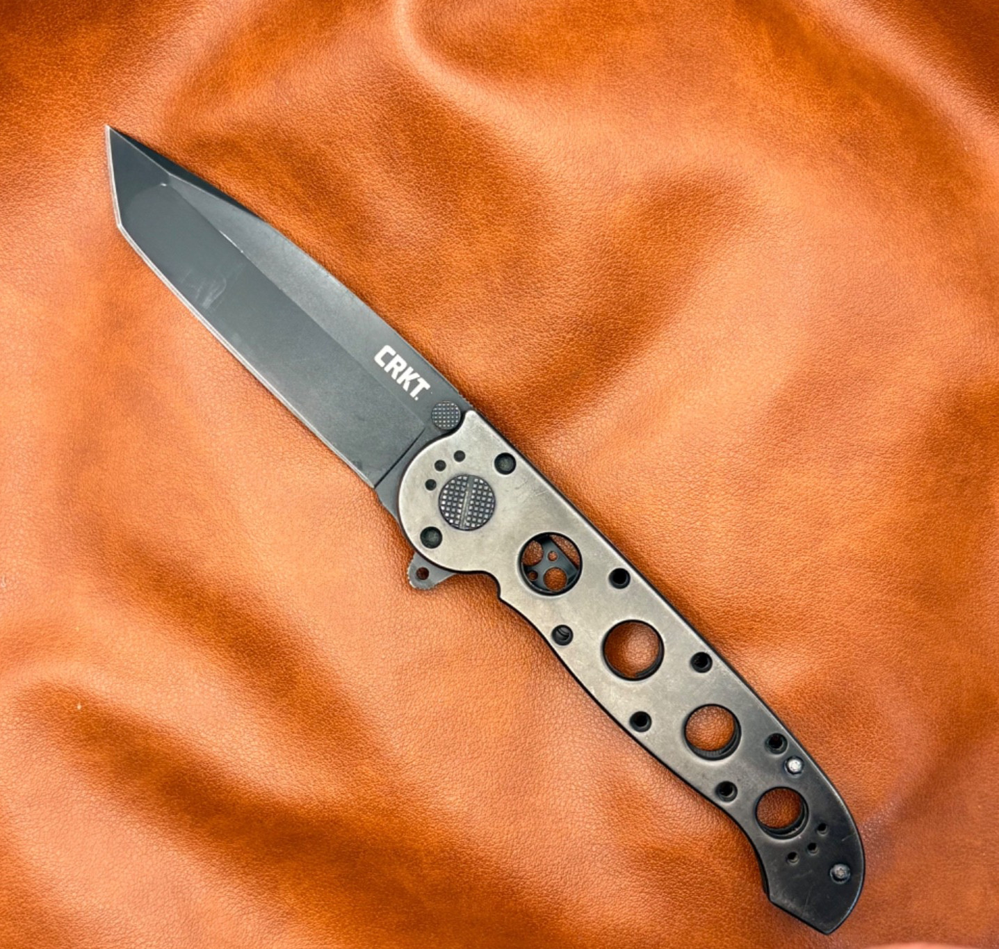 CRKT M16-04KS Black Plain Edge Tanto Blade Folding Pocket Knife ~Great  Knife~