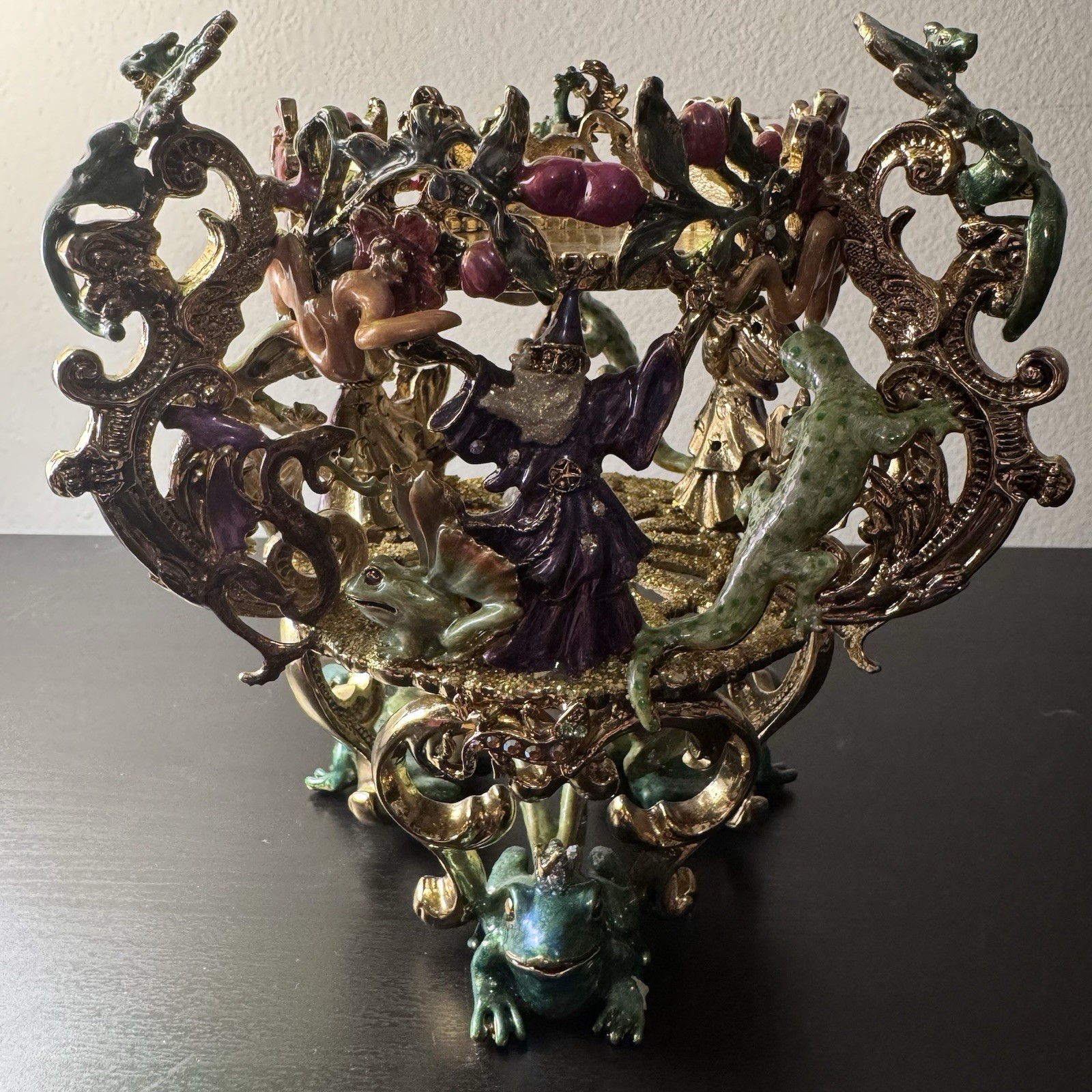 RARE Vintage Kirks Folly Whimsical Wizard Candle Holder RARE Vintage Kirks Folly Whimsical Wizard Candle Holder