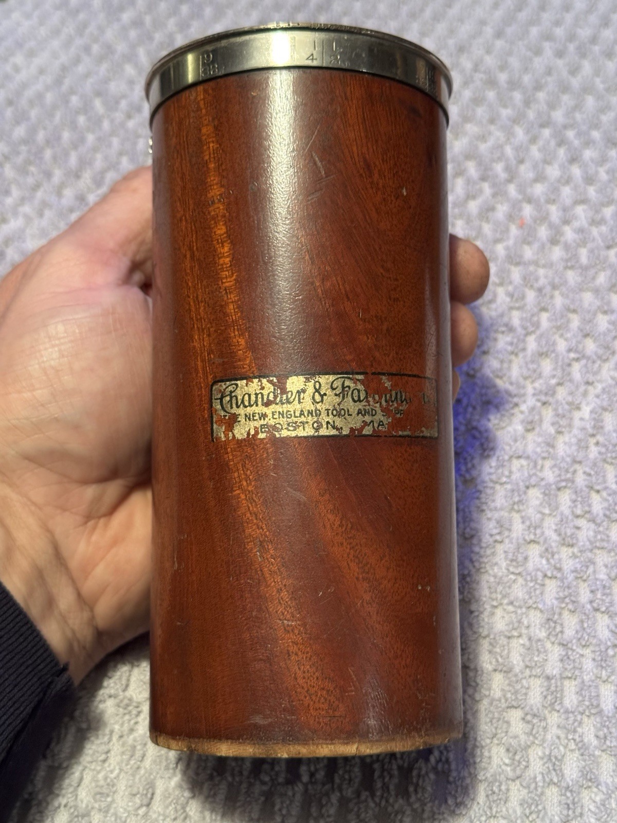 Antique Morse Twist Drill & Machine Co. Drill Bit Index Caddy Pat 1902 - NICE