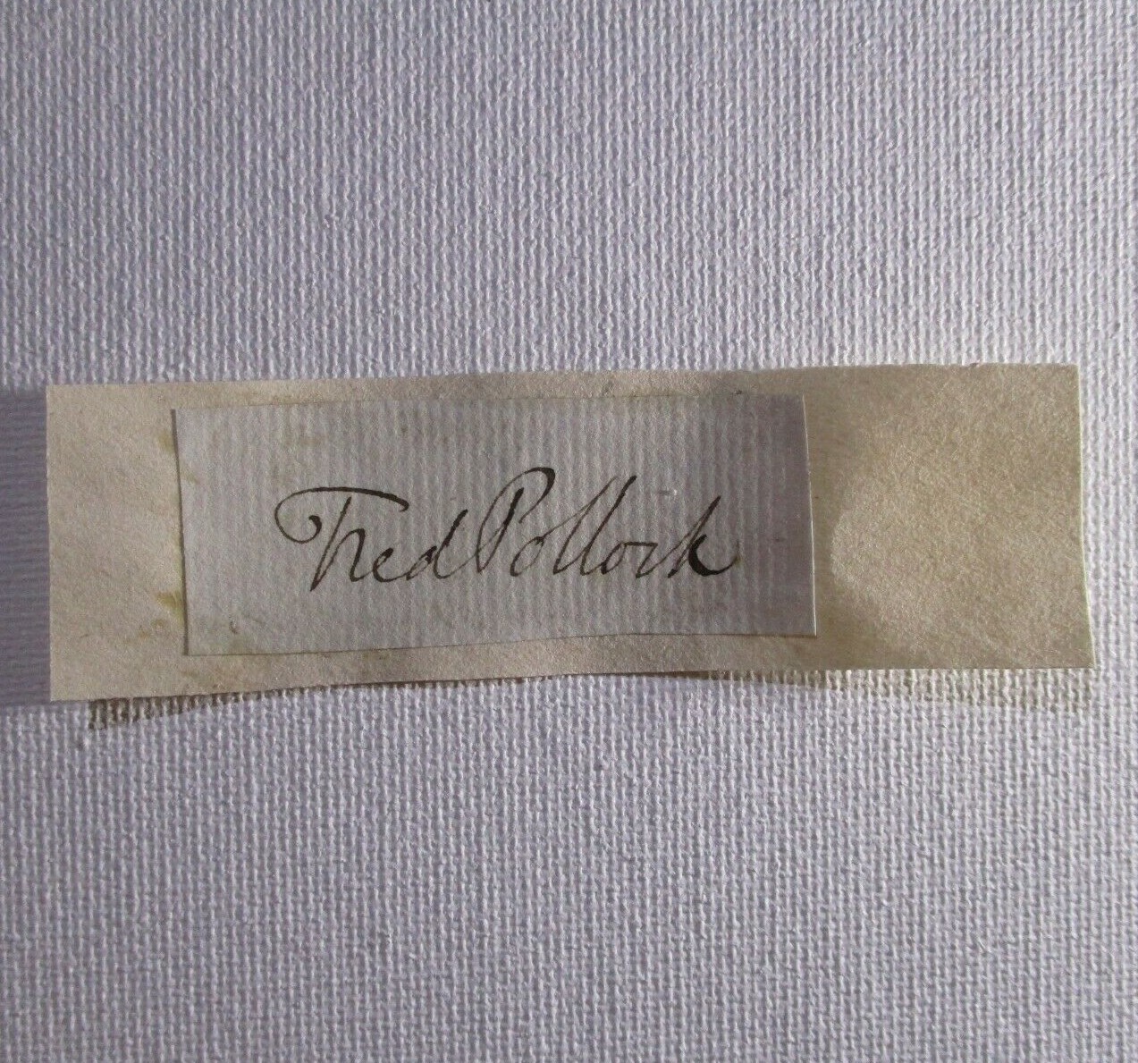 Sir Frederick Pollock, 1st Baronet, Autograph Signed, 1783-1870 Attorney General Sir Frederick Pollock, 1st Baronet, Autograph Signed, 1783-1870 Attorney General