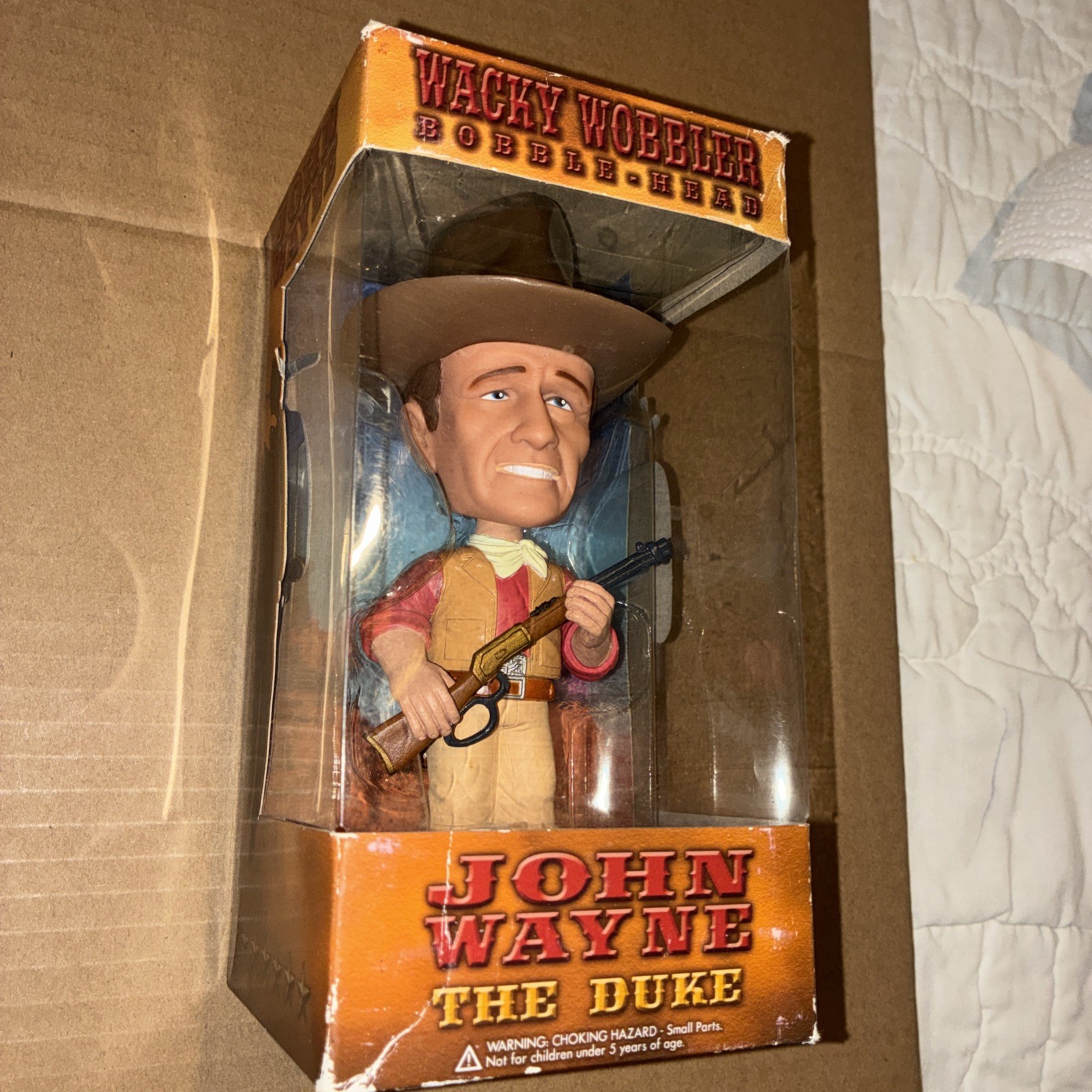 John Wayne THE DUKE Wacky Wobbler Bobblehead Funko With Box