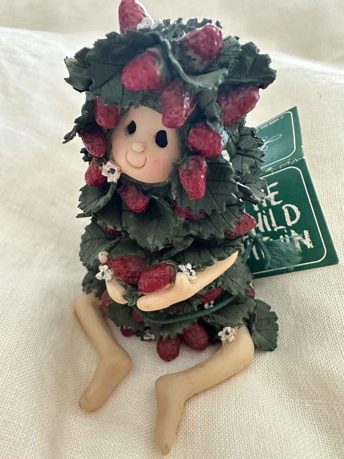 Vintage 1998 Lefton The Child Within Resin Strawberry Figurine “Sweetie”