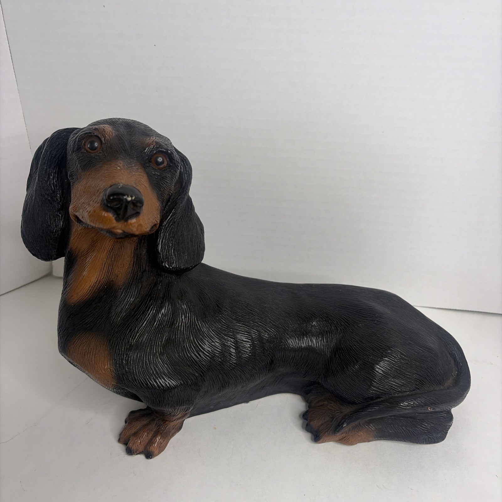 Vtg 1989 Homco Resin Dachshund Weiner Dog Toy Statue Figurine Model 886 USA Vtg 1989 Homco Resin Dachshund Weiner Dog Toy Statue Figurine Model 886 USA
