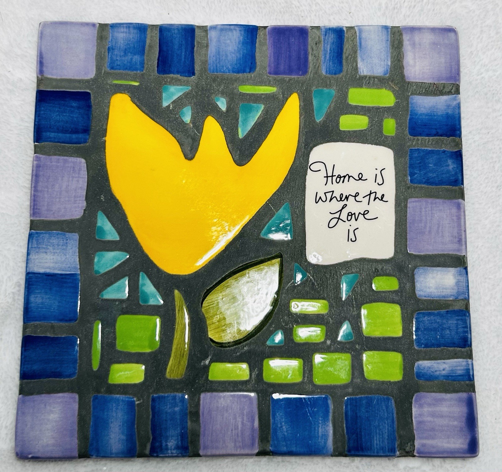 Trivet Tile Marianne Richmond ~ Art From The Heart ~ Home Is Where The Love Is Trivet Tile Marianne Richmond ~ Art From The Heart ~ Home Is Where The Love Is