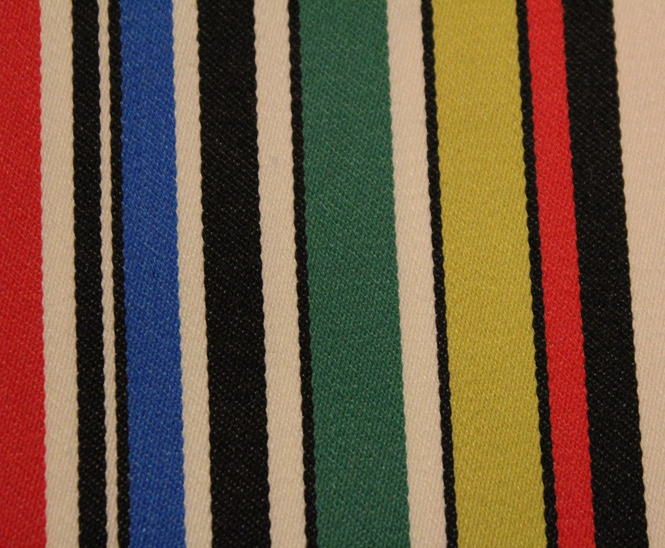 2+ Yards Vintage Sturdy Bright Striped Cotton Klopman Mills Fabric for Sewing 2+ Yards Vintage Sturdy Bright Striped Cotton Klopman Mills Fabric for Sewing