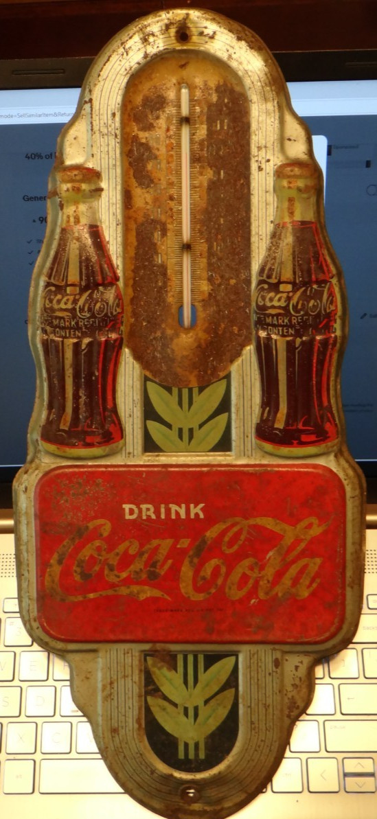 Vintage 1941 Coca Cola Double Bottle 15.5\