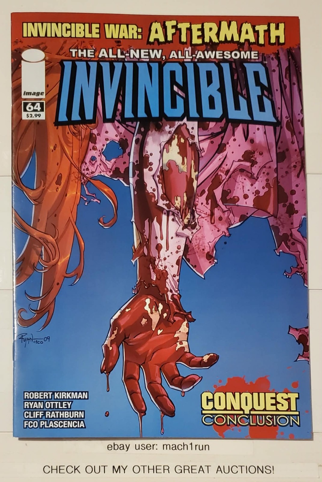 INVINCIBLE #64 VF+ IMAGE 4th CONQUEST ROBERT KIRKMAN *LOW PRINT RUN (15,525)