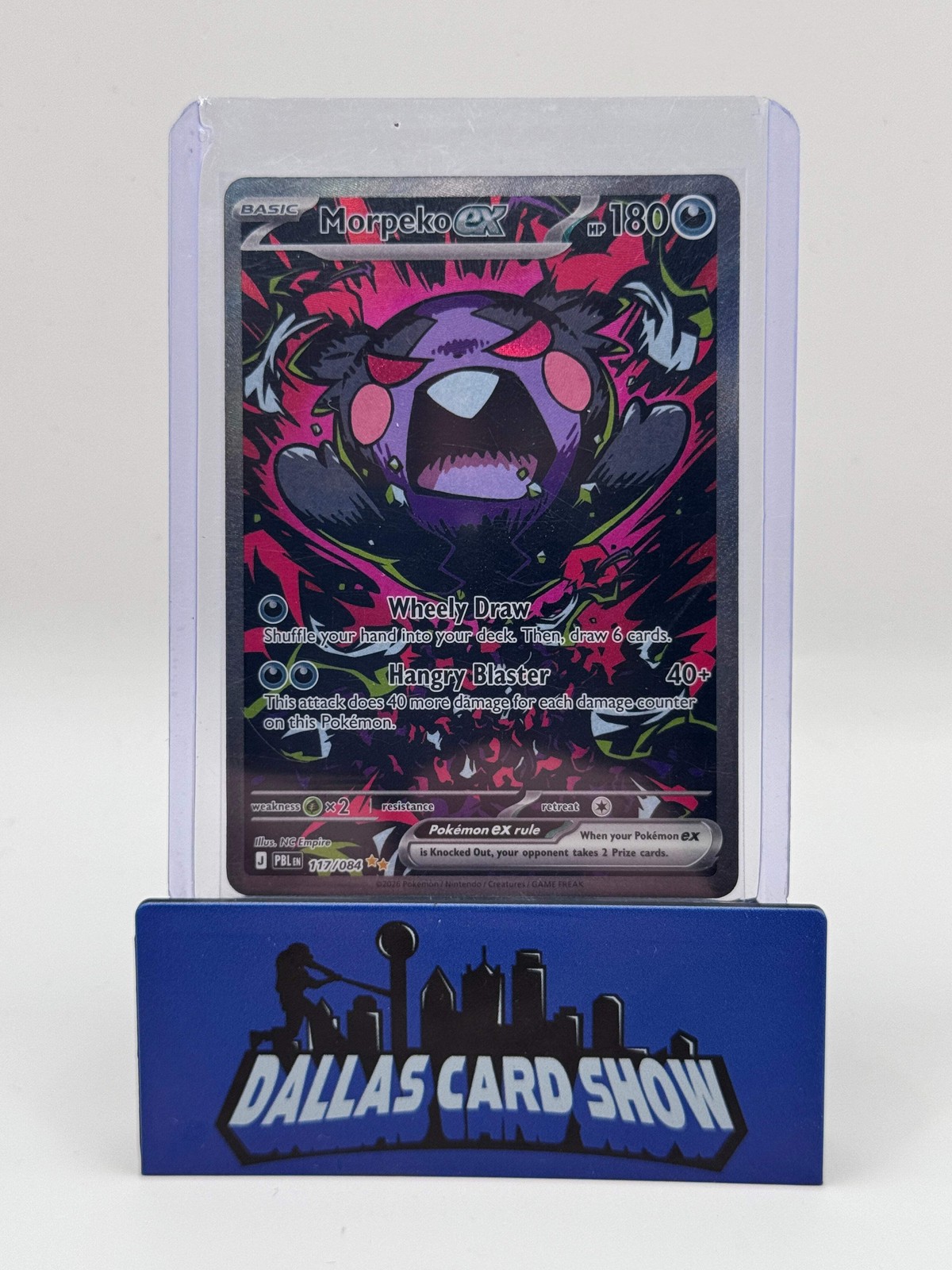2026 Pokemon - Morpeko ex (SIR) - 117/084 Pitch Black NM