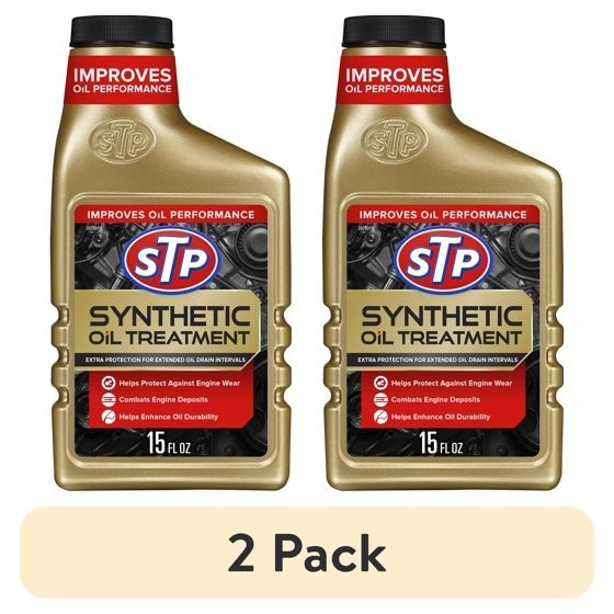 2 pack STP Synthetic Oil Treatment Engine Oil Additive, 15 fl oz 2 pack STP Synthetic Oil Treatment Engine Oil Additive, 15 fl oz