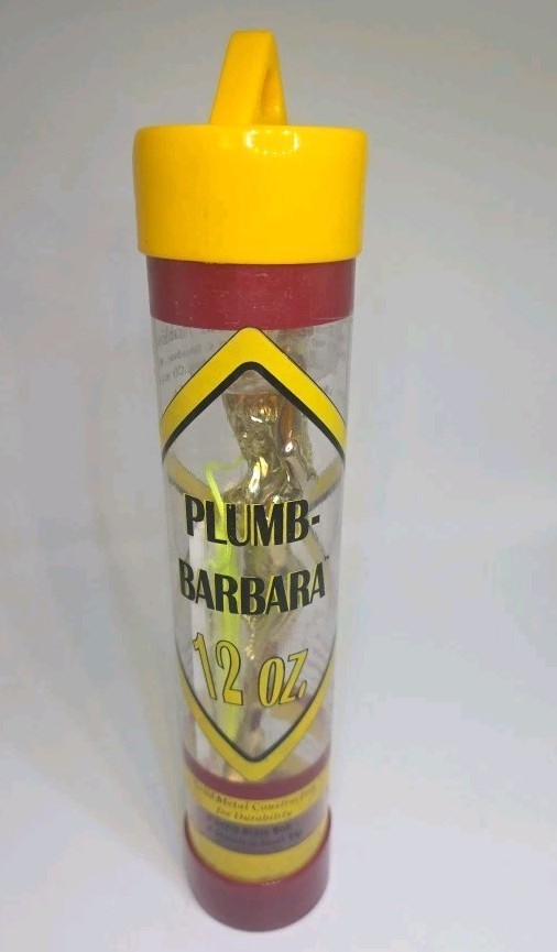 VTG Plumb Barbara Brass Bob 12 oz Collectibles 9 Inch Long Made In USA RARE New