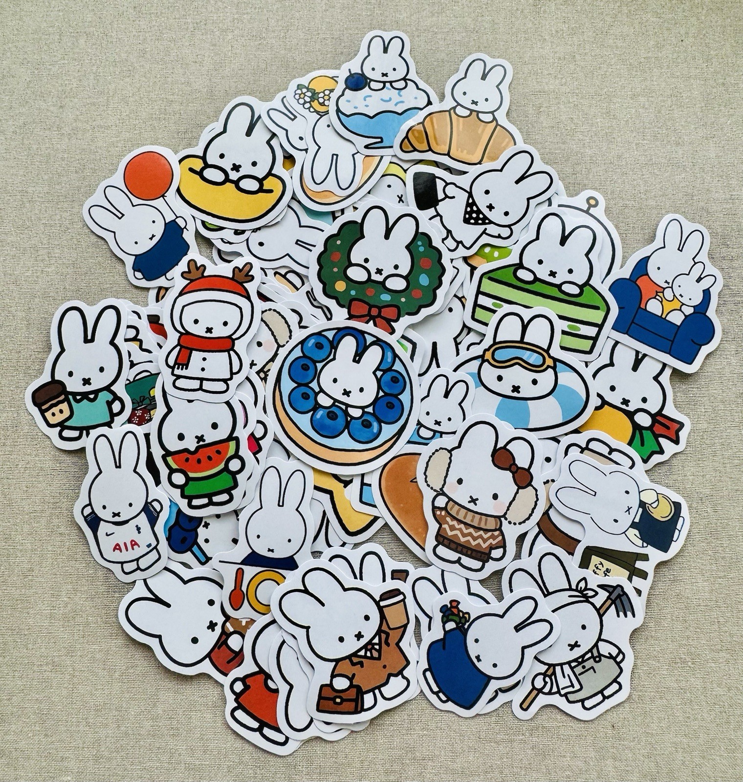 Random Miffy Cute Kawaii Bunny Stickers V2 (10 pcs Different Design Stickers) Random Miffy Cute Kawaii Bunny Stickers V2 (10 pcs Different Design Stickers)
