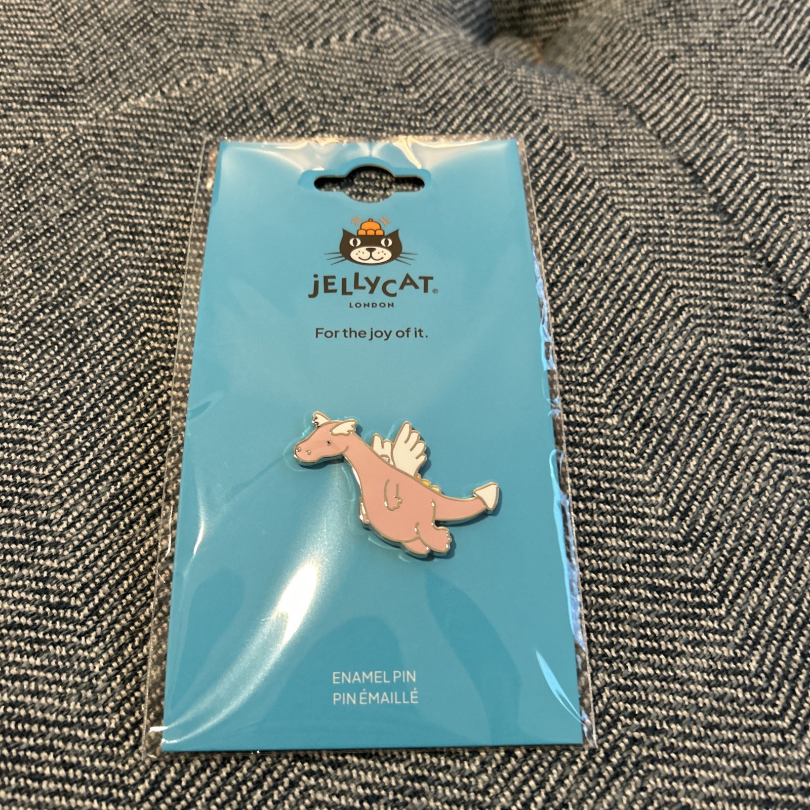 Jellycat Duskrise Dragon Enamel Pin Badge NEW AUTHENTIC Limited Edition