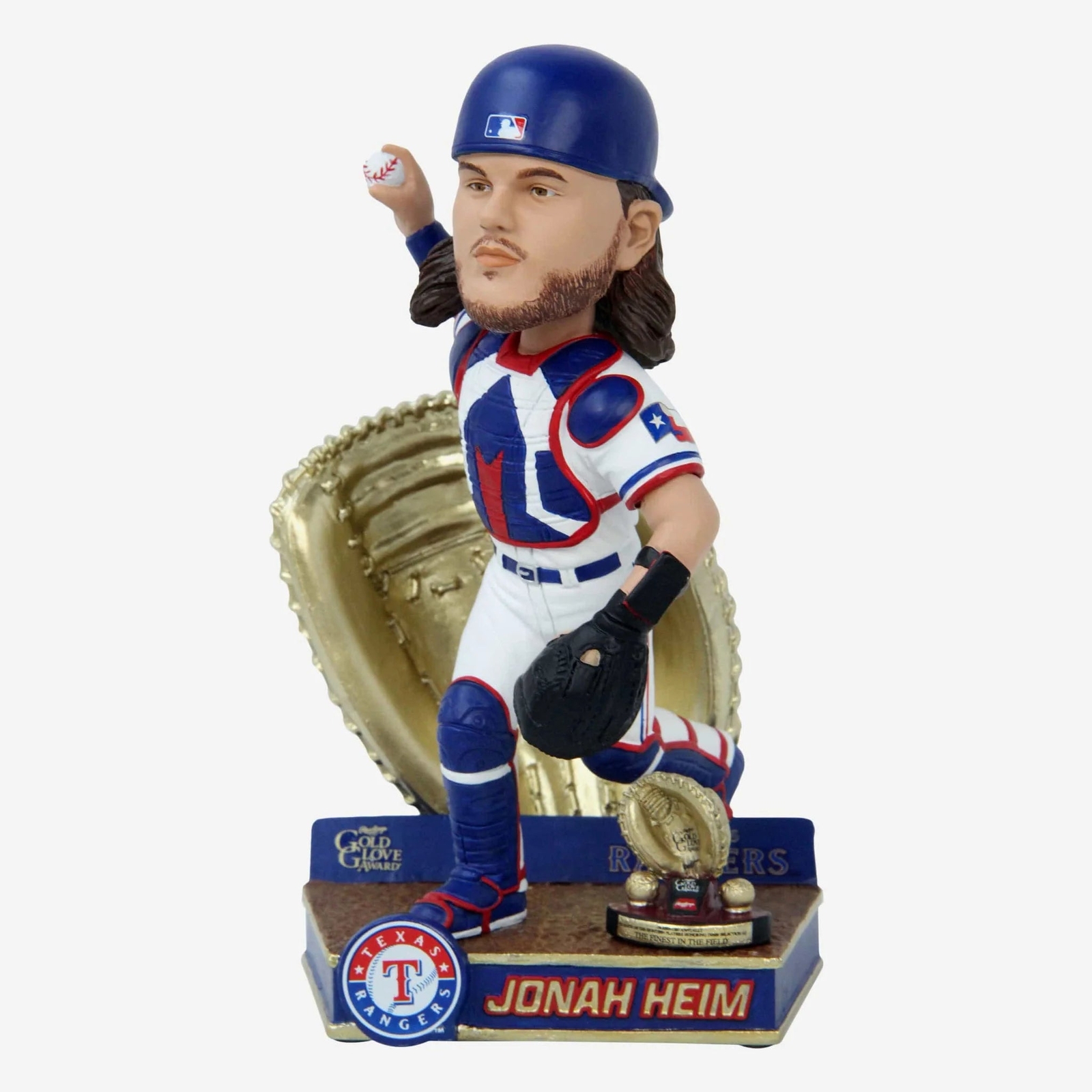 Jonah Heim Texas Rangers 2023 Gold Glove Bobblehead MLB Baseball Jonah Heim Texas Rangers 2023 Gold Glove Bobblehead MLB Baseball