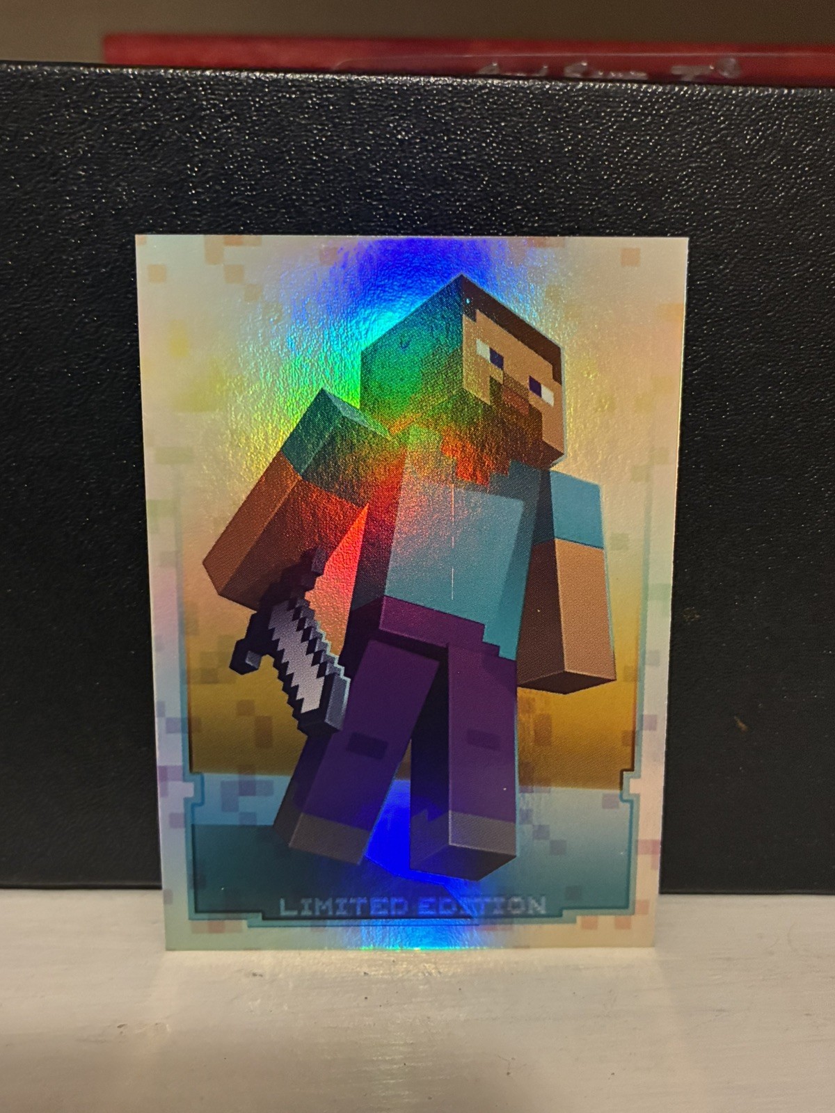 2021 Panini Minecraft Adventure Steve Limited Edition Holofoil SSP Refractor 2021 Panini Minecraft Adventure Steve Limited Edition Holofoil SSP Refractor