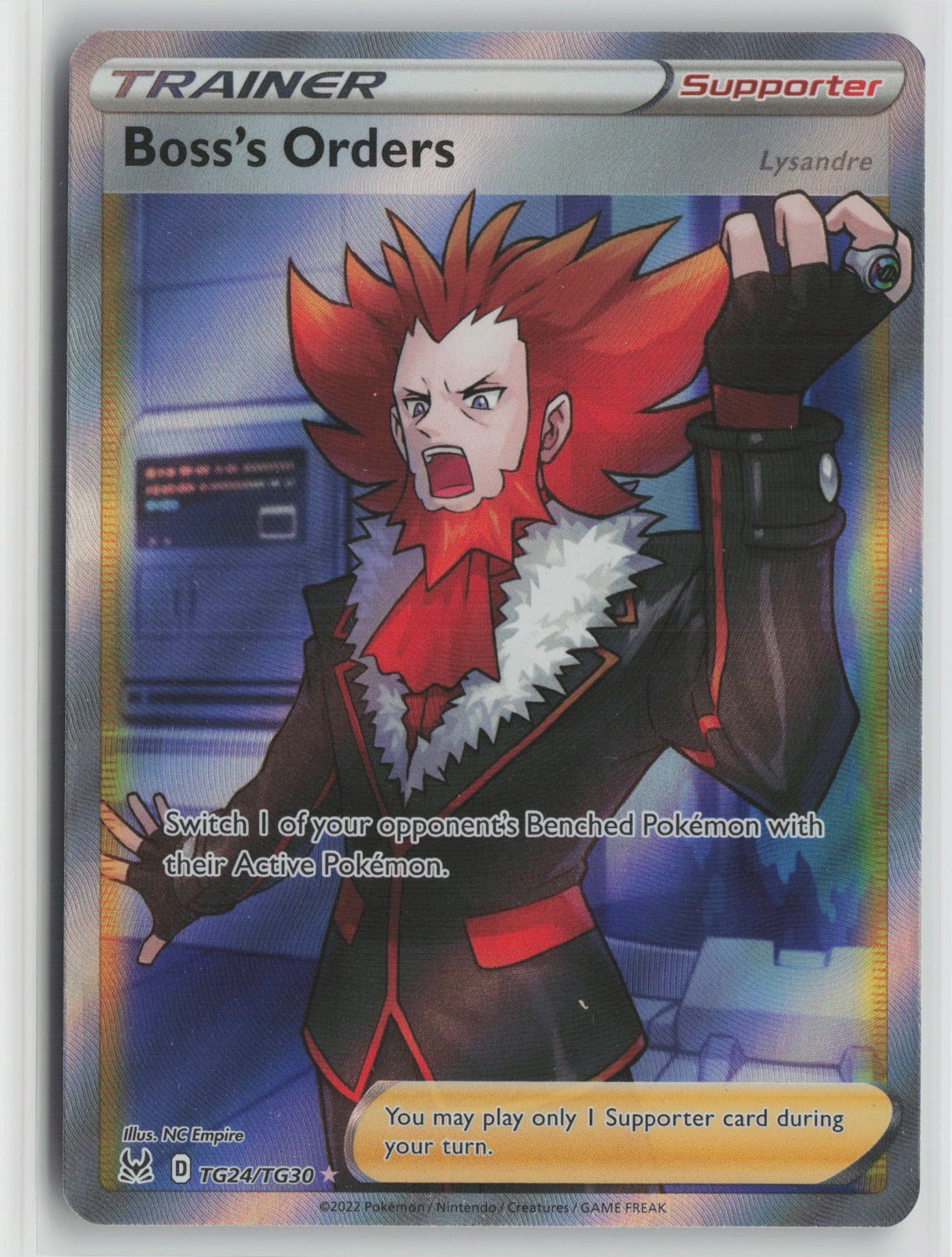 Boss\'s Orders Ultra Rare Holo SWSH11: TG TG24/TG30 NM