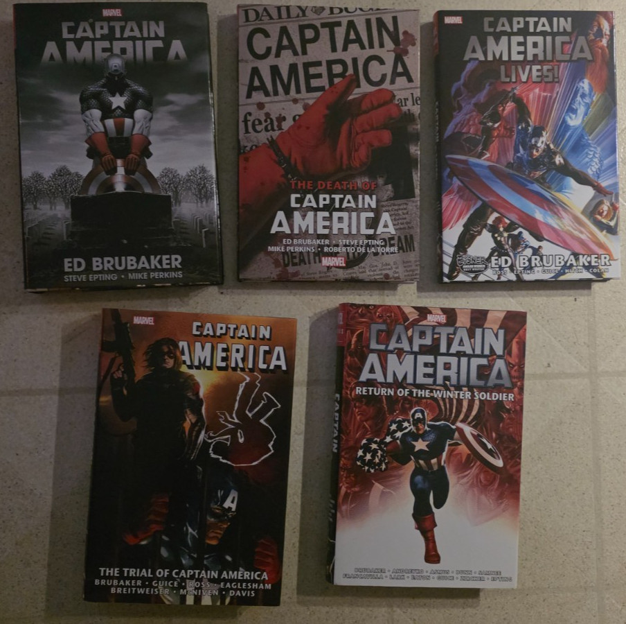Marvel Captain America Ed Brubaker Omnibus lot